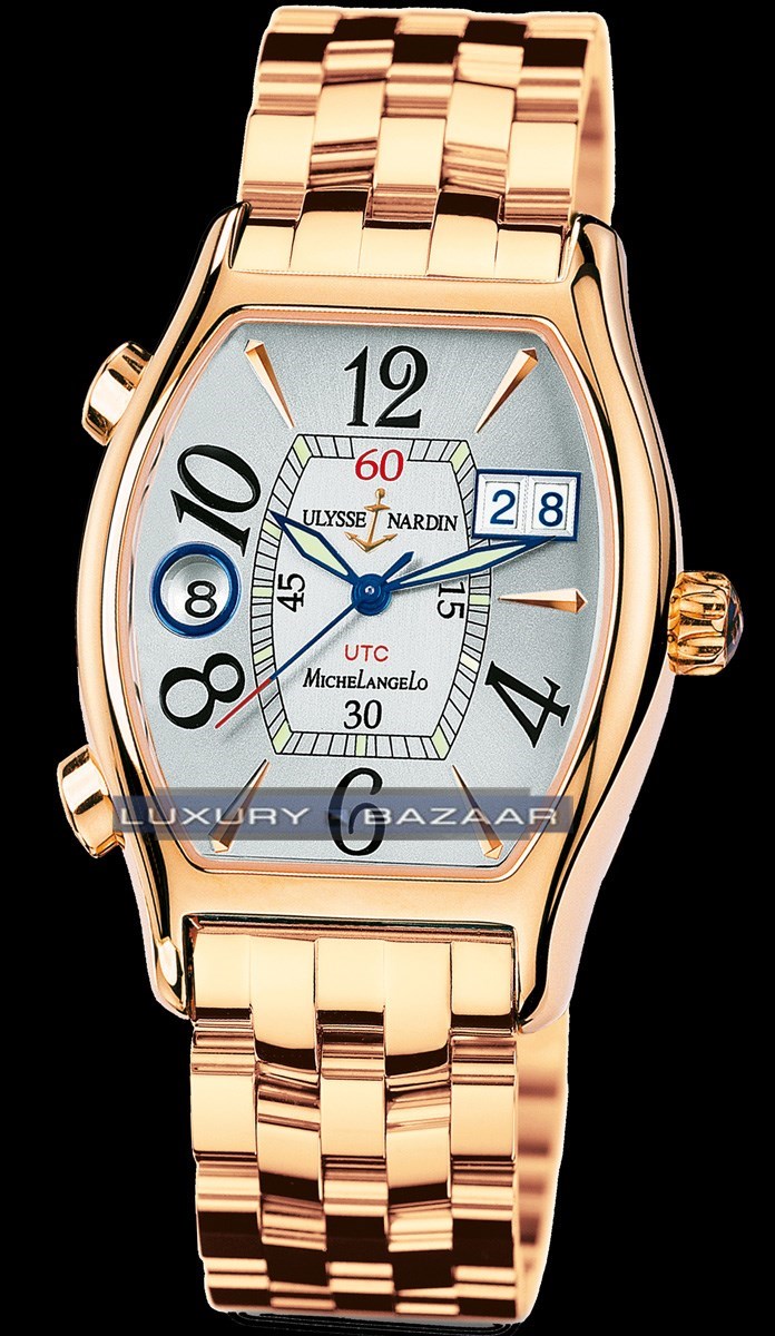 Ulysse Nardin Michelangelo UTC Dual Time (SS/ White / Roman / SS